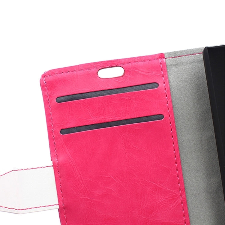 Crazy Horse Texture Horizontal Flip Color Matching Leather Case with Card Slots & Wallet & Holder for Microsoft Lumia 532