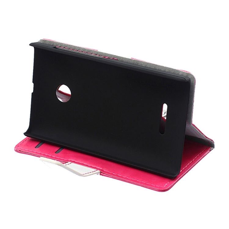 Crazy Horse Texture Horizontal Flip Color Matching Leather Case with Card Slots & Wallet & Holder for Microsoft Lumia 532