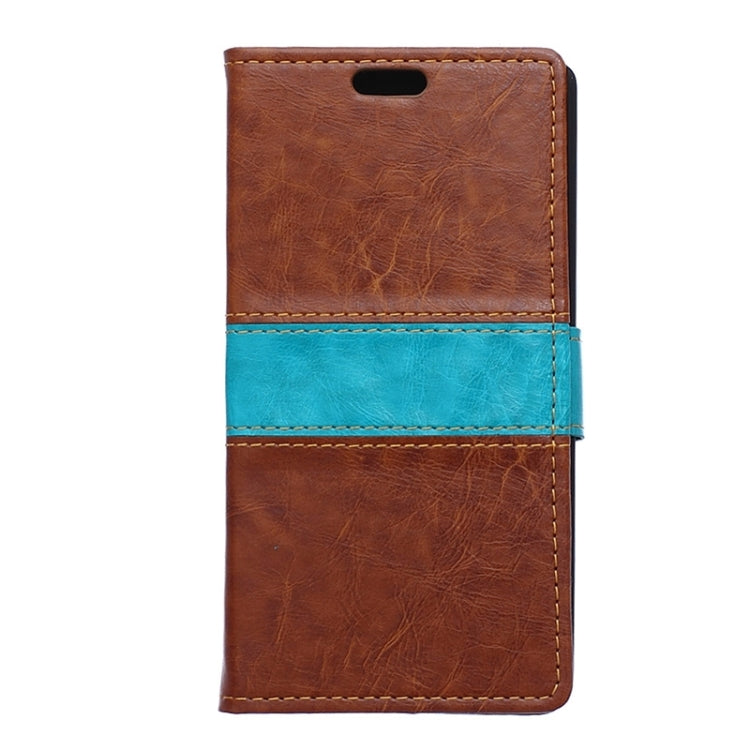 Crazy Horse Texture Horizontal Flip Color Matching Leather Case with Card Slots & Wallet & Holder for Microsoft Lumia 532