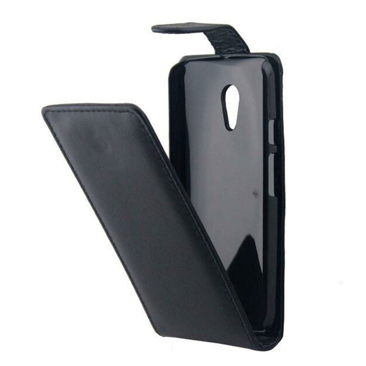 Vertical Flip Magnetic Snap Leather Case for Motorola Moto G (2nd Gen.) / XT1063 / XT1068 / XT1069(Black)