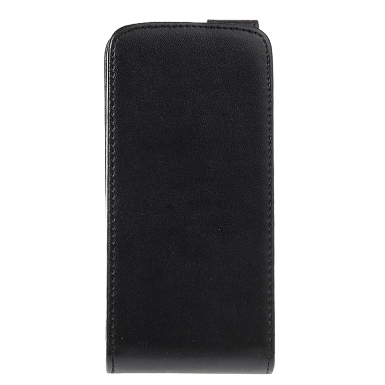 Vertical Flip Magnetic Snap Leather Case for Motorola X Phone / XT1055 / XT1053 / XT1056 / XT1058(Black)