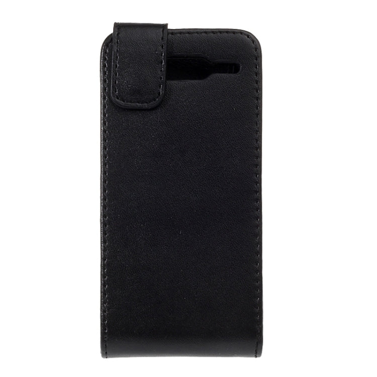 Vertical Flip Magnetic Snap Leather Case for Motorola Droid Razr M / XT907 / XT890 / X905(Black)