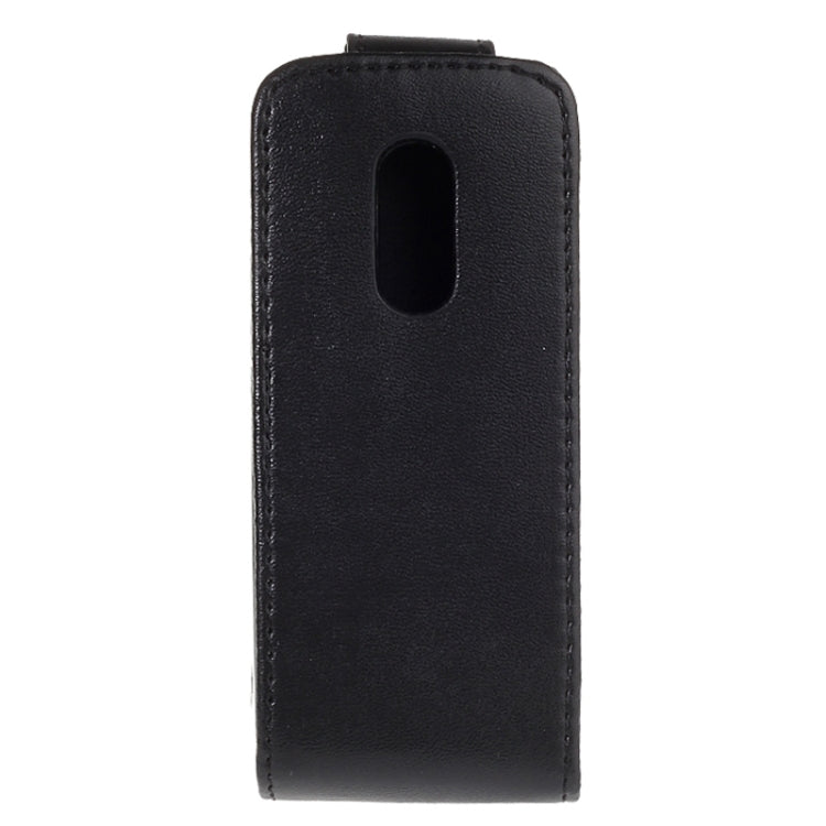Vertical Flip Magnetic Snap Leather Case for Nokia Lumia 1050(Black)