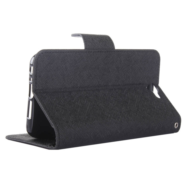 For HTC One A9 Color Matching Cross Texture Flip Leather Case with Holder & Card Slots & Wallet