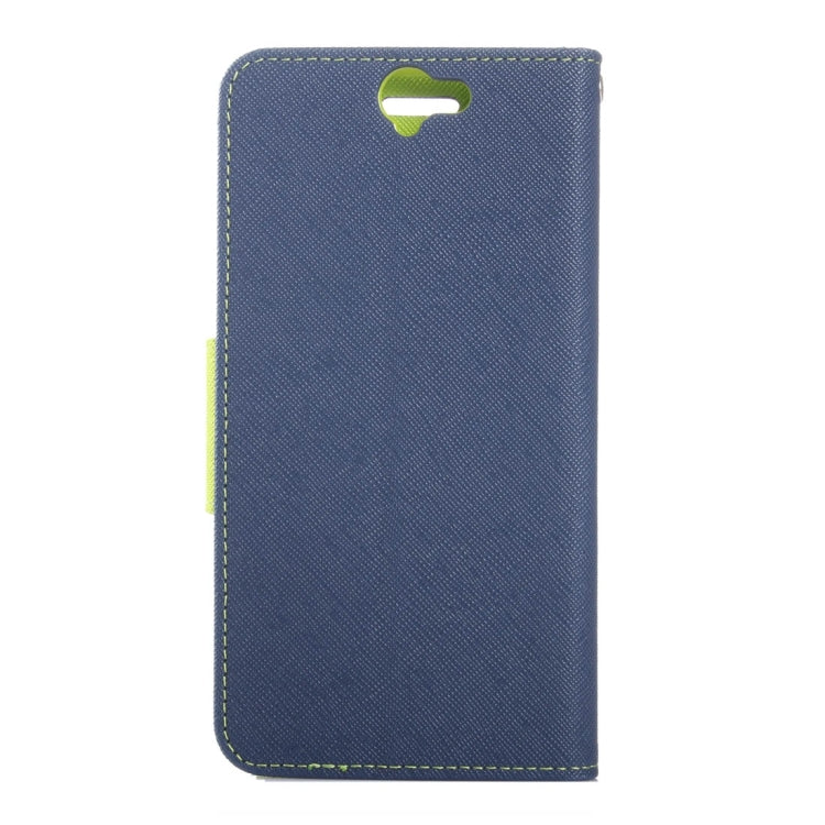 For HTC One A9 Color Matching Cross Texture Flip Leather Case with Holder & Card Slots & Wallet