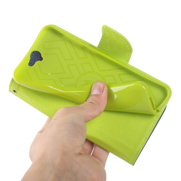 For HTC One A9 Color Matching Cross Texture Flip Leather Case with Holder & Card Slots & Wallet