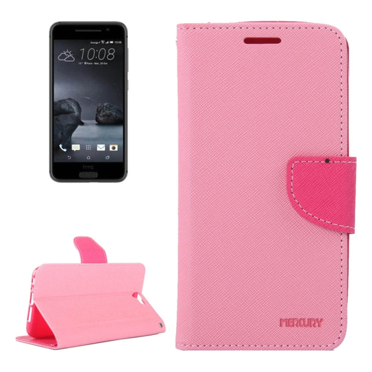 For HTC One A9 Color Matching Cross Texture Flip Leather Case with Holder & Card Slots & Wallet