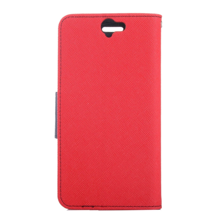 For HTC One A9 Color Matching Cross Texture Flip Leather Case with Holder & Card Slots & Wallet