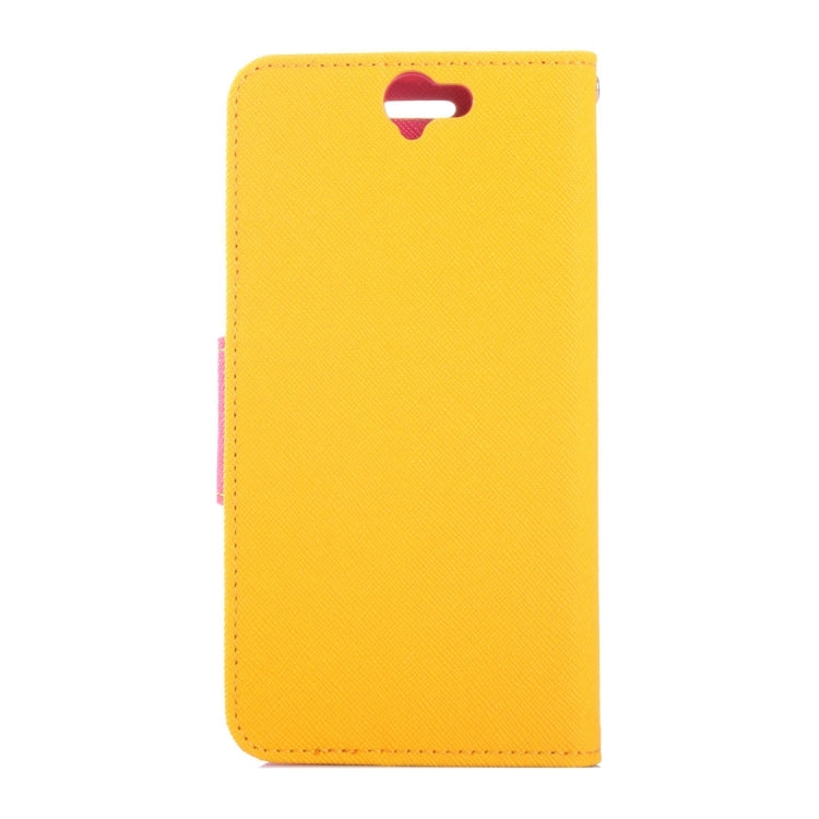 For HTC One A9 Color Matching Cross Texture Flip Leather Case with Holder & Card Slots & Wallet