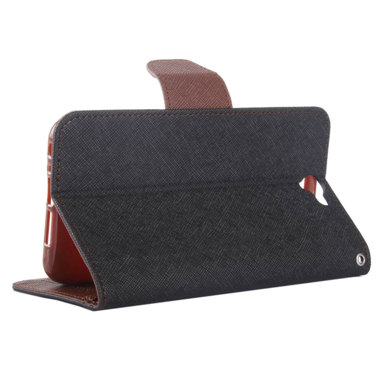 For HTC One A9 Color Matching Cross Texture Flip Leather Case with Holder & Card Slots & Wallet