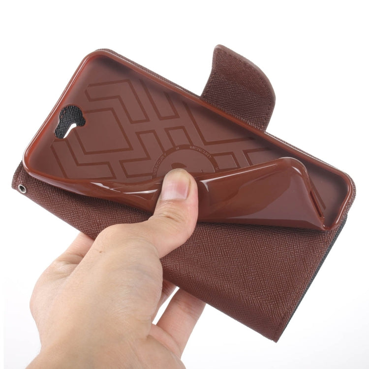 For HTC One A9 Color Matching Cross Texture Flip Leather Case with Holder & Card Slots & Wallet