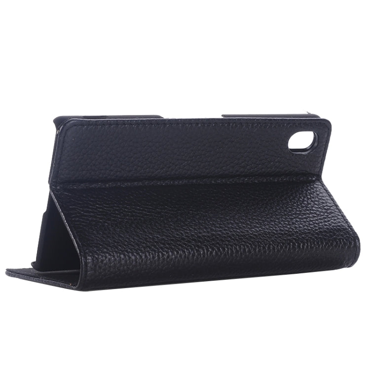 Litchi Texture Leather Case with Holder & Card Slot for Sony Xperia Z4