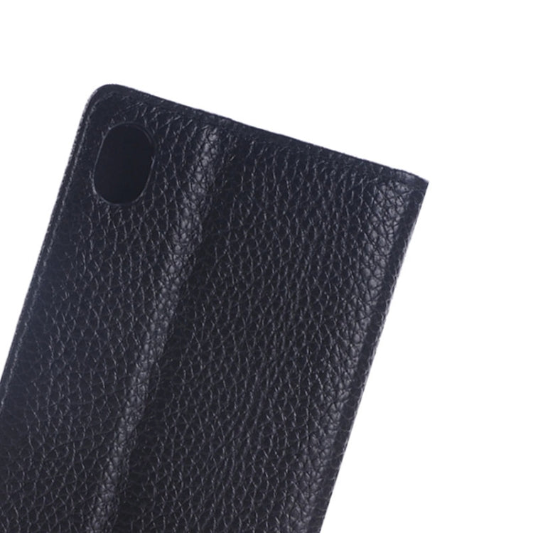 Litchi Texture Leather Case with Holder & Card Slot for Sony Xperia Z4