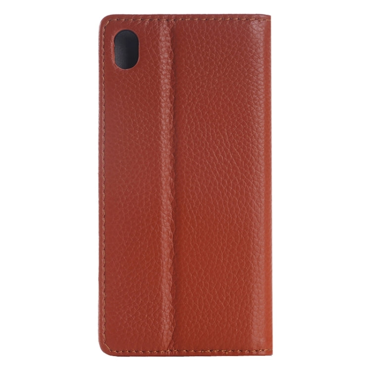 Litchi Texture Leather Case with Holder & Card Slot for Sony Xperia Z4