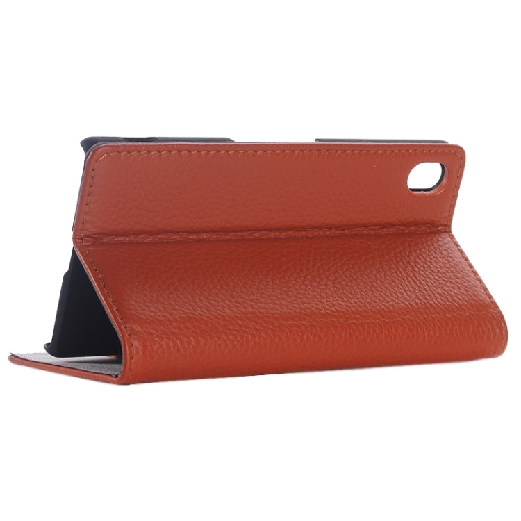 Litchi Texture Leather Case with Holder & Card Slot for Sony Xperia Z4