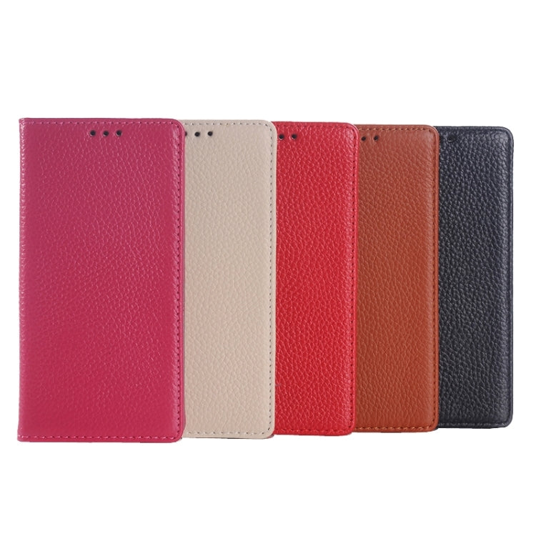 Litchi Texture Leather Case with Holder & Card Slot for Sony Xperia Z4