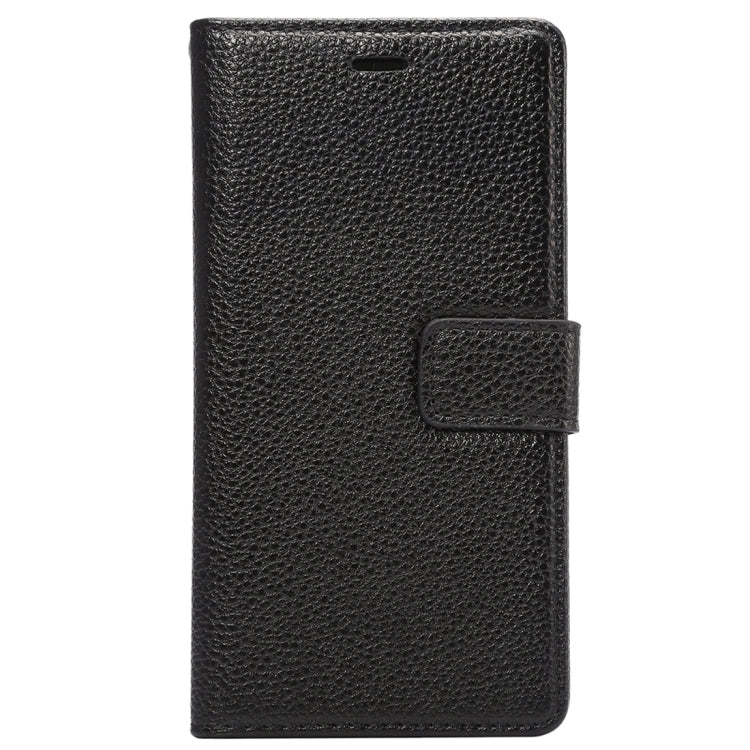 For Huawei P8 Standard Edition, Litchi Texture Leather Case with Card Slots & Holder & Wallet & Photo Frame & Lanyard