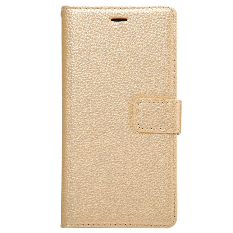 For Huawei P8 Standard Edition, Litchi Texture Leather Case with Card Slots & Holder & Wallet & Photo Frame & Lanyard