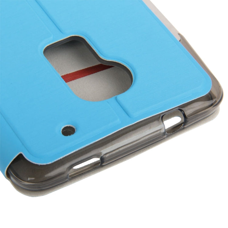 Brushed Texture Leather Case with Credit Card Slot & Holder for HTC One Max / T6 / 809d