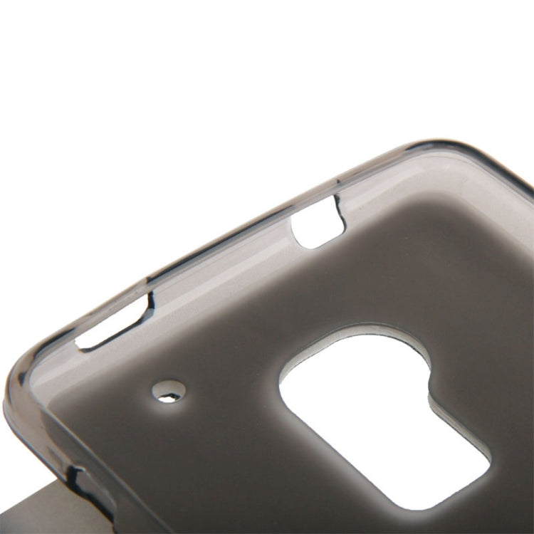 Brushed Texture Leather Case with Credit Card Slot & Holder for HTC One Max / T6 / 809d