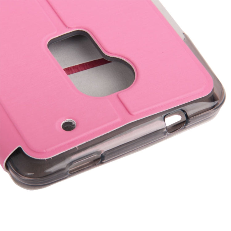 Brushed Texture Leather Case with Credit Card Slot & Holder for HTC One Max / T6 / 809d