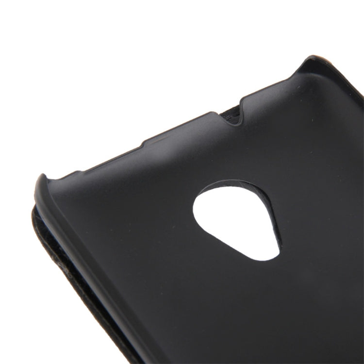 Vertical Flip Leather Case for HTC Desire 700 (Black)