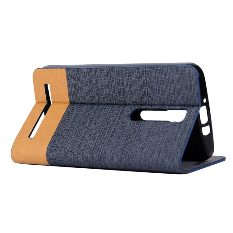 Horizontal Flip Canvas Leather Case with Card Slot & Holder for Asus Zenfone 2 ZE551ML