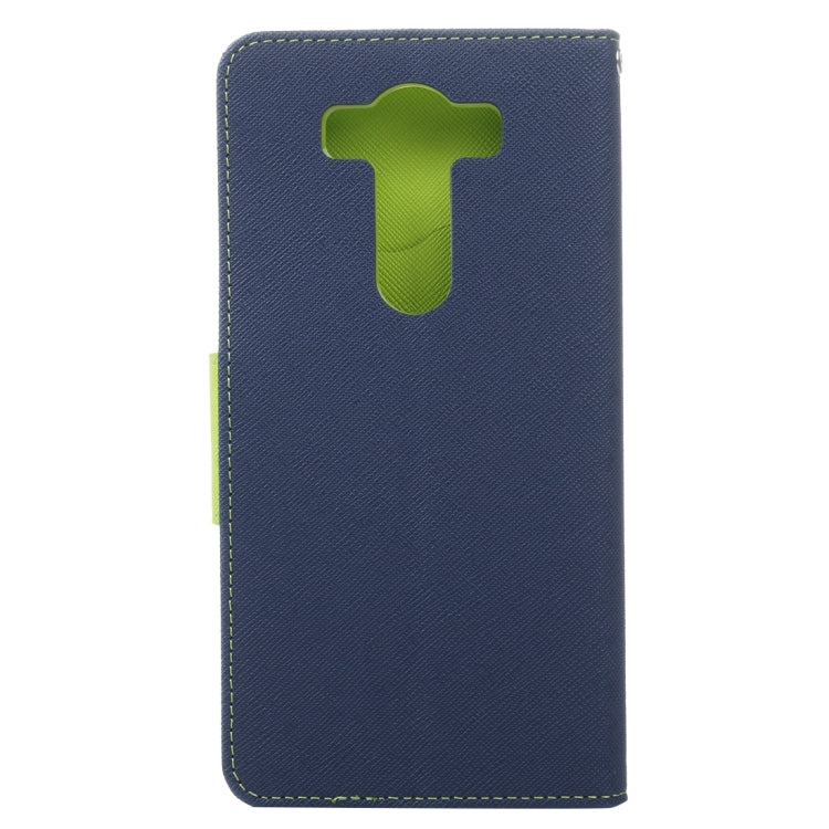 Cross Texture Horizontal Flip Leather Case with Holder & Wallet & Card Slots for LG V10