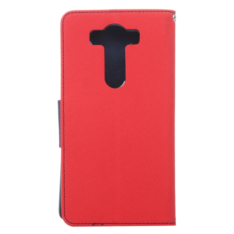 Cross Texture Horizontal Flip Leather Case with Holder & Wallet & Card Slots for LG V10