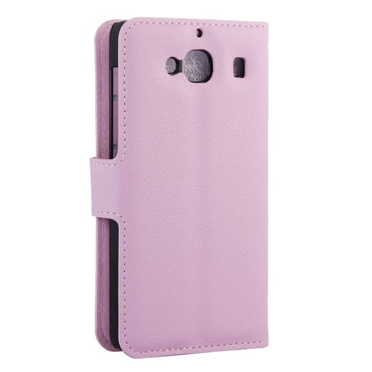 Litchi Texture Horizontal Flip Leather Case with Card Slots & Holder & Wallet for Xiaomi Redmi 2