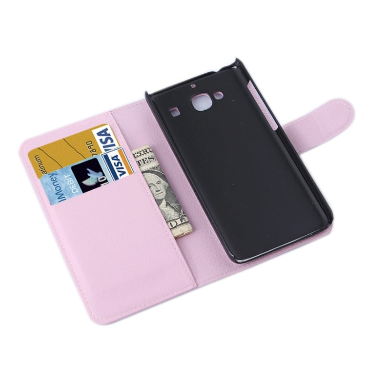 Litchi Texture Horizontal Flip Leather Case with Card Slots & Holder & Wallet for Xiaomi Redmi 2