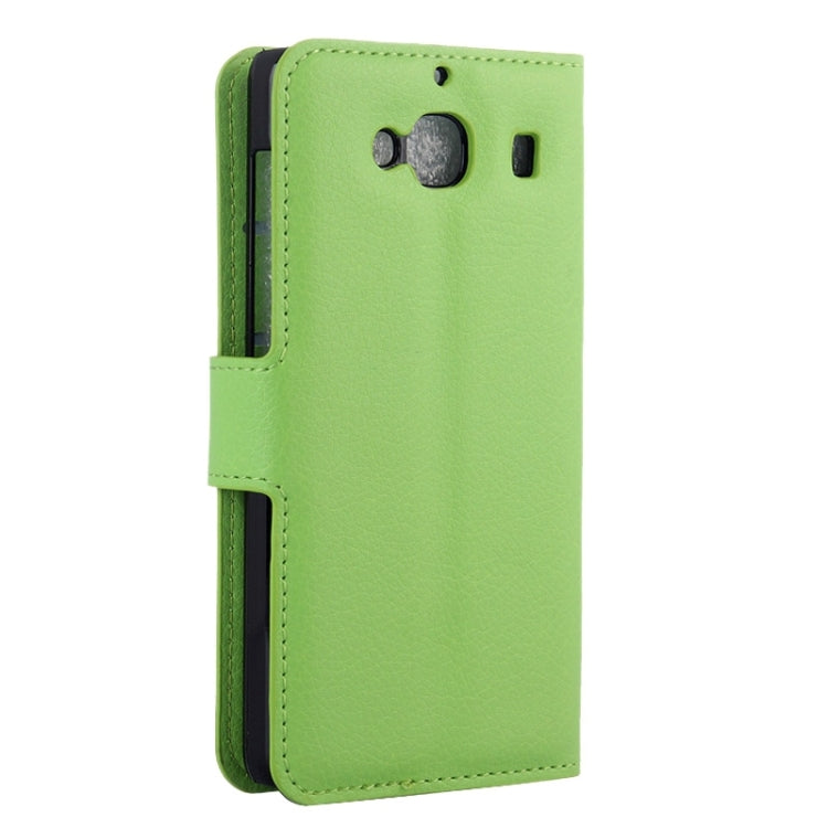 Litchi Texture Horizontal Flip Leather Case with Card Slots & Holder & Wallet for Xiaomi Redmi 2