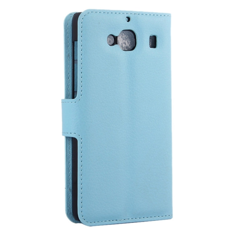 Litchi Texture Horizontal Flip Leather Case with Card Slots & Holder & Wallet for Xiaomi Redmi 2