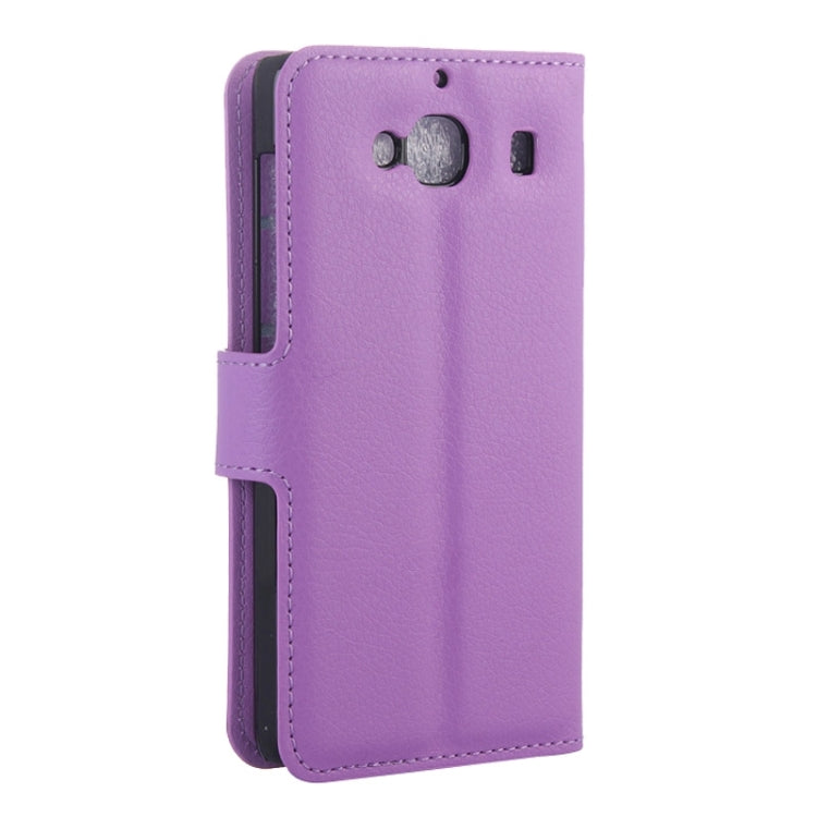 Litchi Texture Horizontal Flip Leather Case with Card Slots & Holder & Wallet for Xiaomi Redmi 2