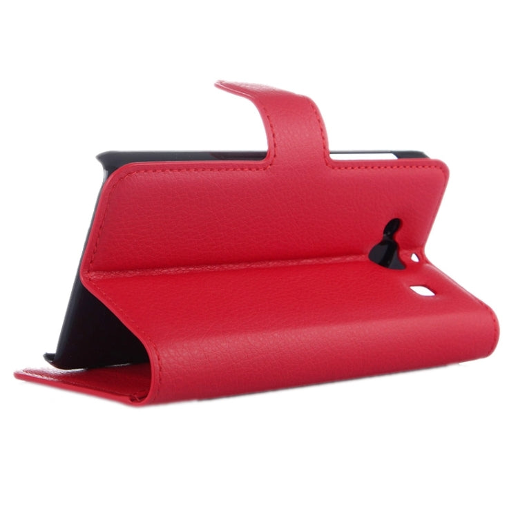 Litchi Texture Horizontal Flip Leather Case with Card Slots & Holder & Wallet for Xiaomi Redmi 2