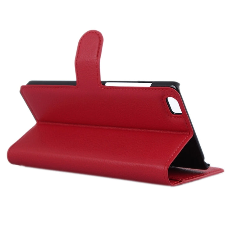 Litchi Texture Horizontal Flip Leather Case with Card Slots & Holder & Wallet for Xiaomi Mi Note