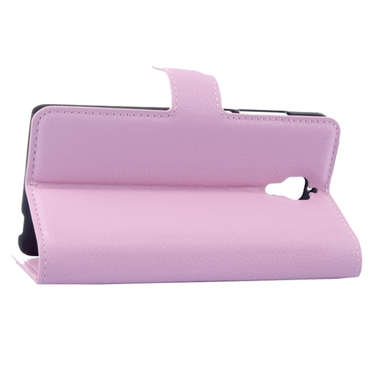 Litchi Texture Horizontal Flip Leather Case with Card Slots & Holder & Wallet for Xiaomi Mi 4