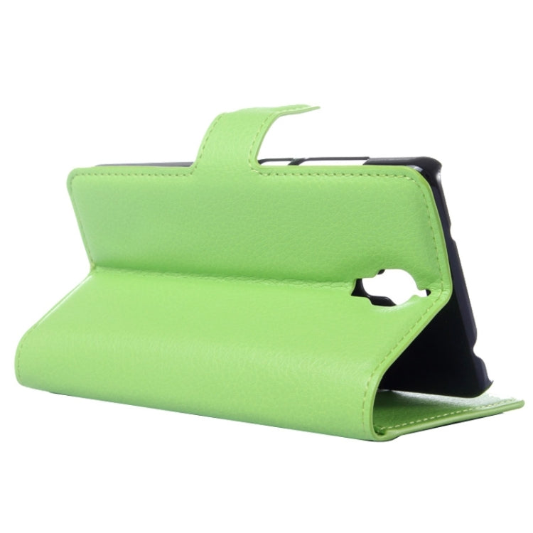 Litchi Texture Horizontal Flip Leather Case with Card Slots & Holder & Wallet for Xiaomi Mi 4