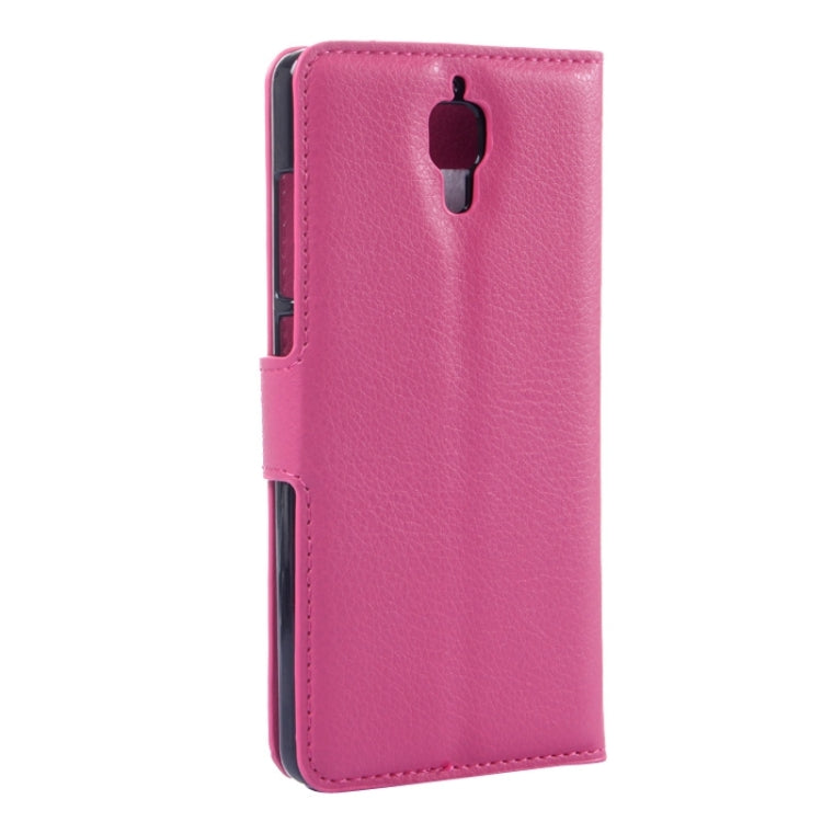 Litchi Texture Horizontal Flip Leather Case with Card Slots & Holder & Wallet for Xiaomi Mi 4