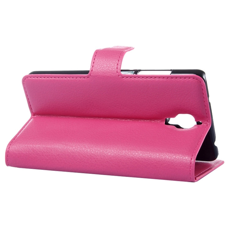 Litchi Texture Horizontal Flip Leather Case with Card Slots & Holder & Wallet for Xiaomi Mi 4