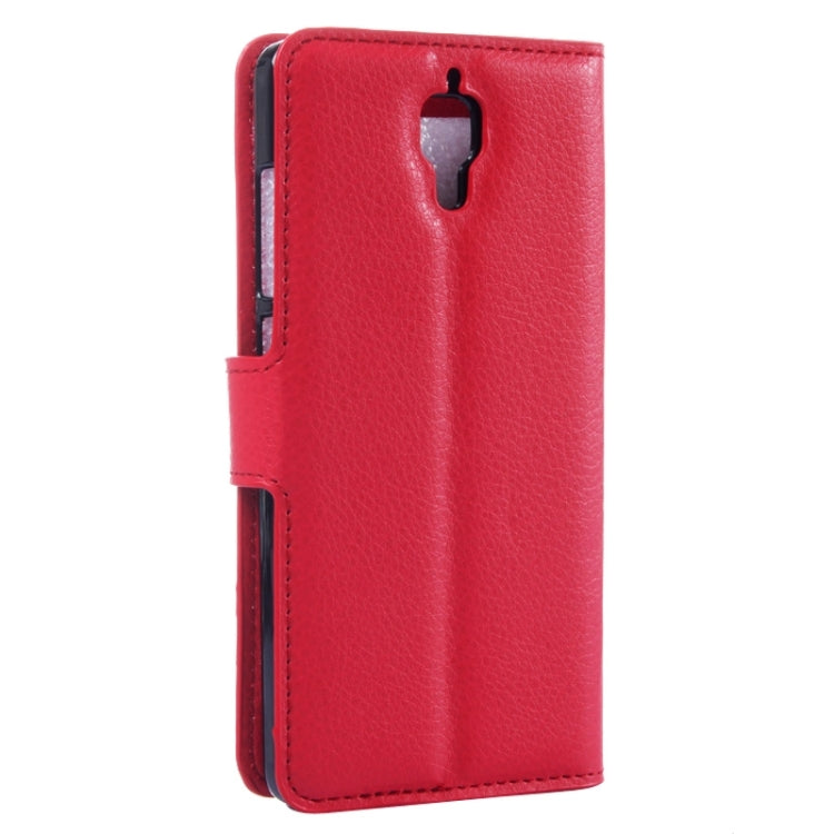 Litchi Texture Horizontal Flip Leather Case with Card Slots & Holder & Wallet for Xiaomi Mi 4