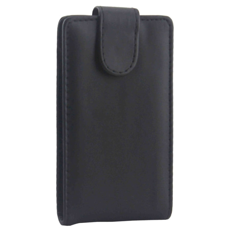Vertical Flip Magnetic Button Leather Case for Microsoft Lumia 532
