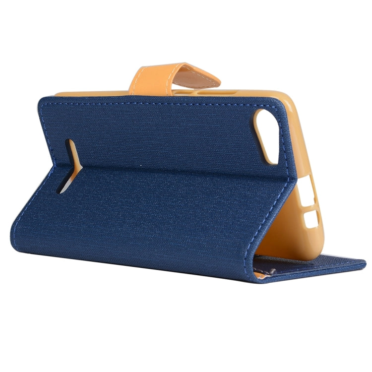 Cloth Texture Horizontal Flip Leather Case with Holder & Card Slots & Wallet for Wiko Lenny 2