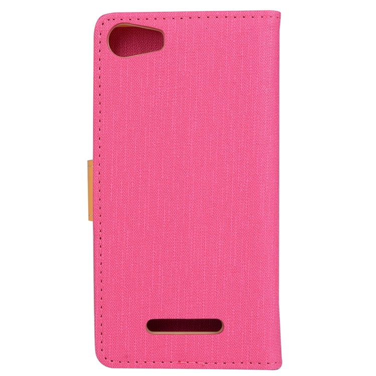 Cloth Texture Horizontal Flip Leather Case with Holder & Card Slots & Wallet for Wiko Lenny 2
