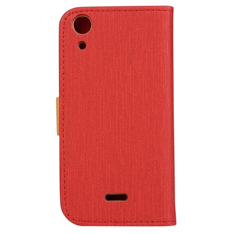 Cloth Texture Horizontal Flip Leather Case with Holder & Card Slots & Wallet for Wiko Rainbow Lite