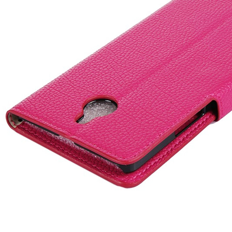 Litchi Texture Horizontal Flip Leather Case with Holder & Card Slots & Wallet for Microsoft Lumia 850