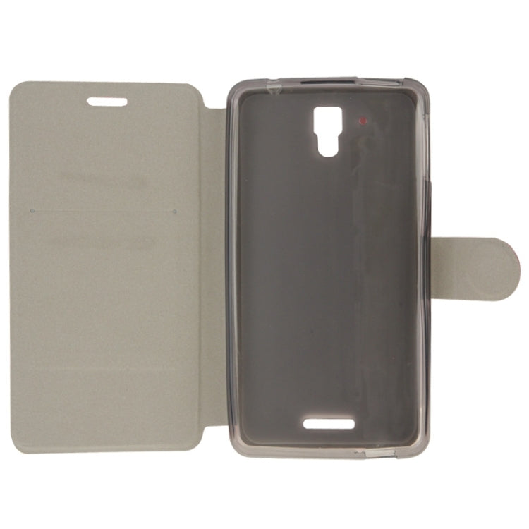 Crazy Horse Texture Horizontal Flip Leather Case with Holder for Lenovo S898T / S898T+