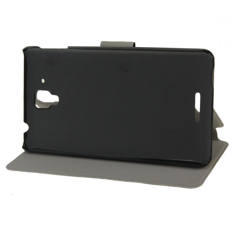 Crazy Horse Texture Horizontal Flip Leather Case with Holder for Lenovo S898T / S898T+