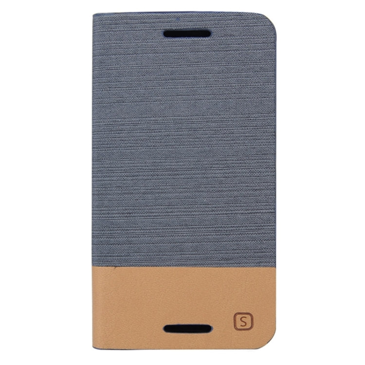 Canvas Surface Horizontal Flip Leather Case with Card Slot & Holder for Motorola Moto G(3rd Gen.)