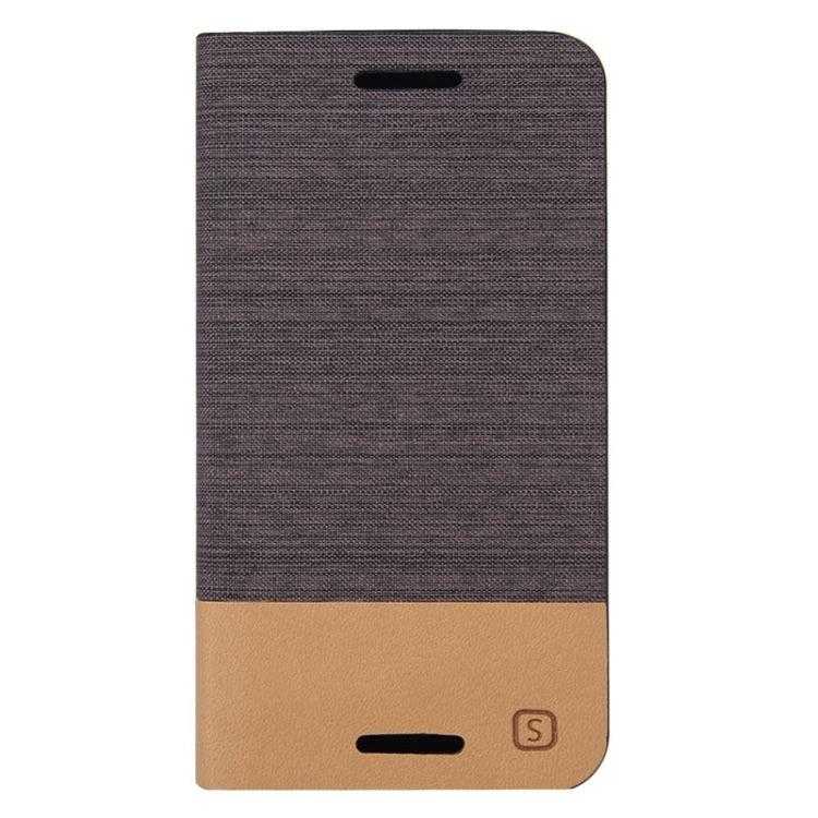 Canvas Surface Horizontal Flip Leather Case with Card Slot & Holder for Motorola Moto G(3rd Gen.)